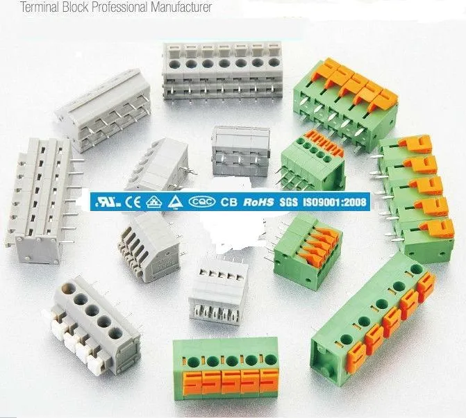 3.5mm 3.81mm 5.0mm 5.08mm Pitch Straight Pluggable Terminal Block